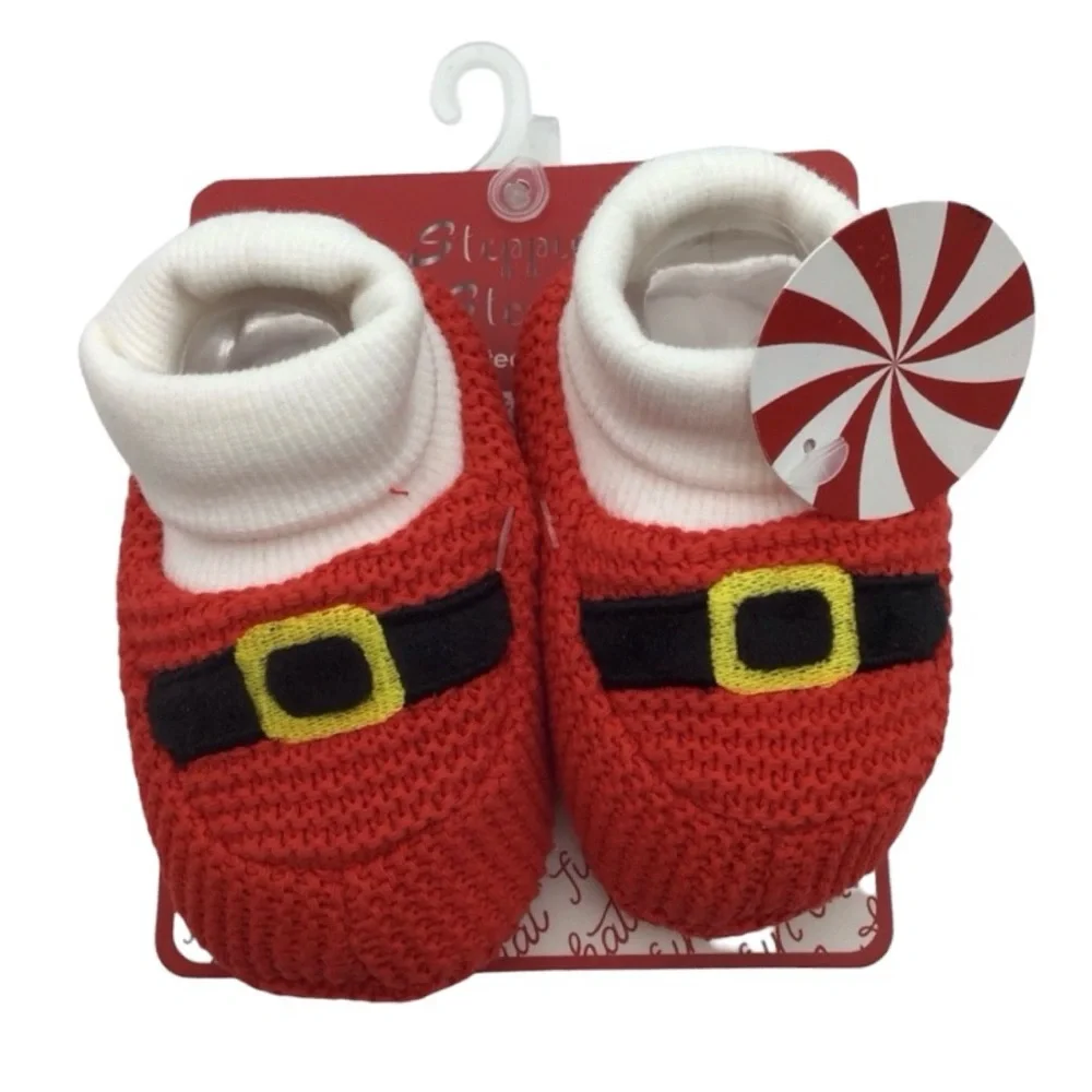 Stepping Stones Baby Knitted Booties (NWT) (Baby 3-6 M)